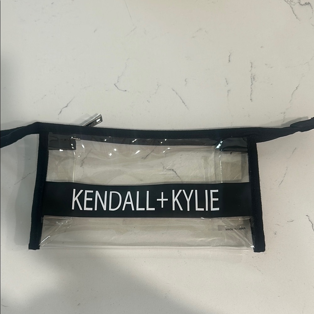Kendall + Kylie Clear Cosmetic Bag